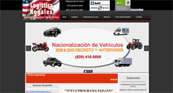 Desktop Screenshot of logisticanogales.com
